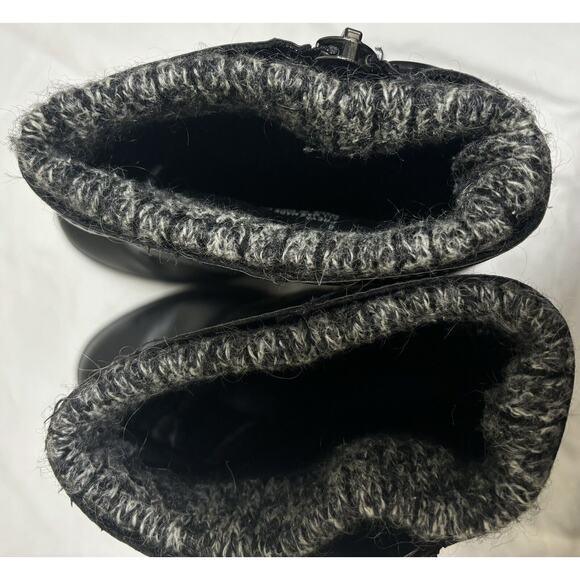 Charlotte Russe Women’s Size 8 Booties Black Ankle Block Heels Platform Classic - Picture 7 of 11